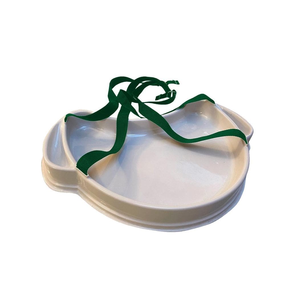 Bandeja Degustação Meia Lua Com Alça Na Cor Verde