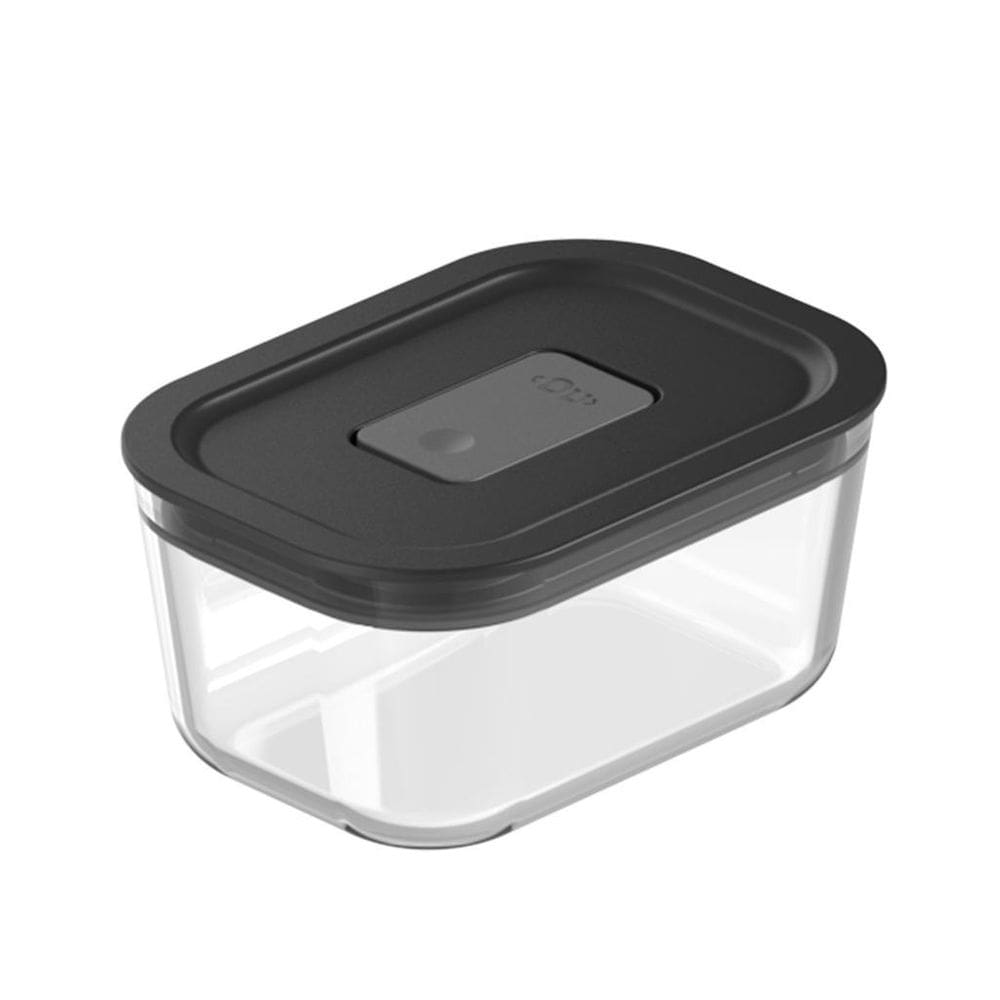 Pote Vidro Hermético 370Ml Fresh Lock Válvula Multiuso