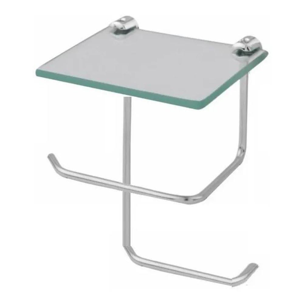 10X Papeleira Para Banheiro Dupla Porta Objetos