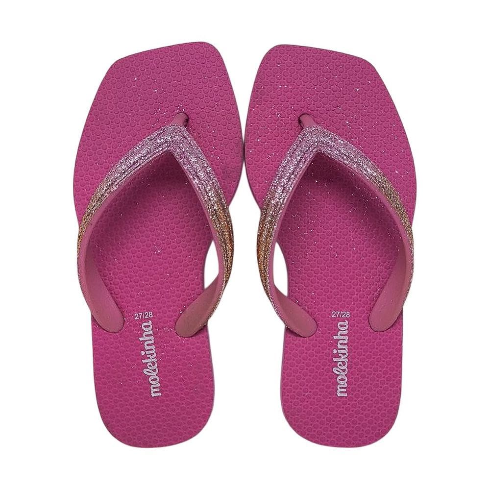 Chinelo De Dedo Infantil Menina Facil Calce Macio Molekinha