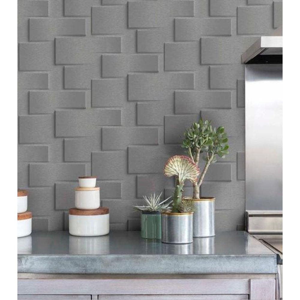 Papel de Parede 3D Parede de Pedra EP3304 - Rolo 10m x 0,53m