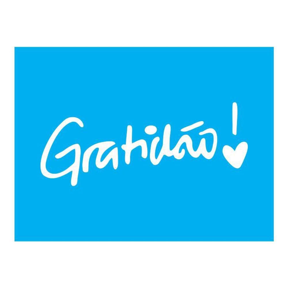 Stencil Tamako Gratidão - 15X20Cm - Ref A2265