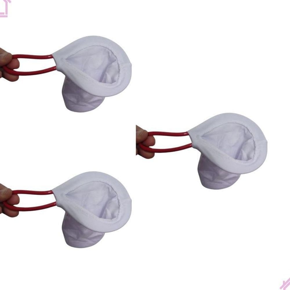 Kit 3 Coador Filtro De Café Pano Malha Algodão - Tamanho Pp