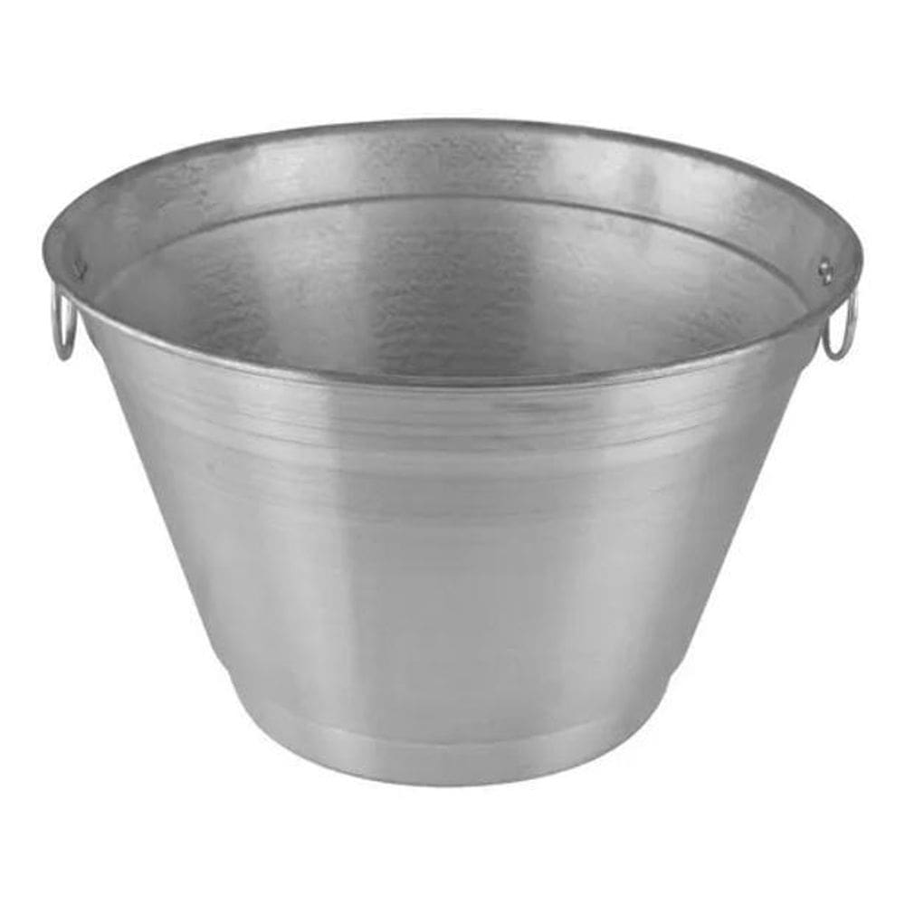 3X Balde De Gelo Cerveja Alumínio 7Lts Baldinho Cerveja Bar