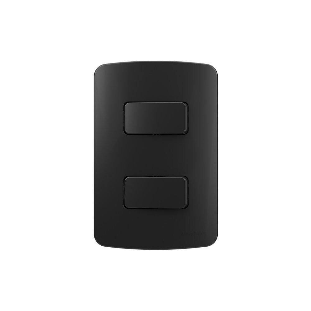 Interruptor Simples Duplo Margirius B3 Colors 10A Placa 4X2