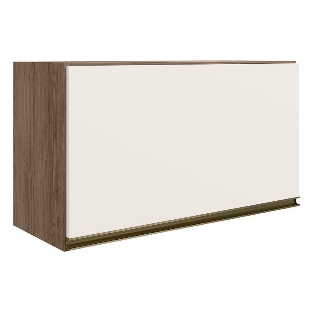 Armario Aereo Basc Mdf 60 Cm Kali 16337 Carvalho Toq Off White Cetim Nicioli Carvalho Toq Off White Cetim