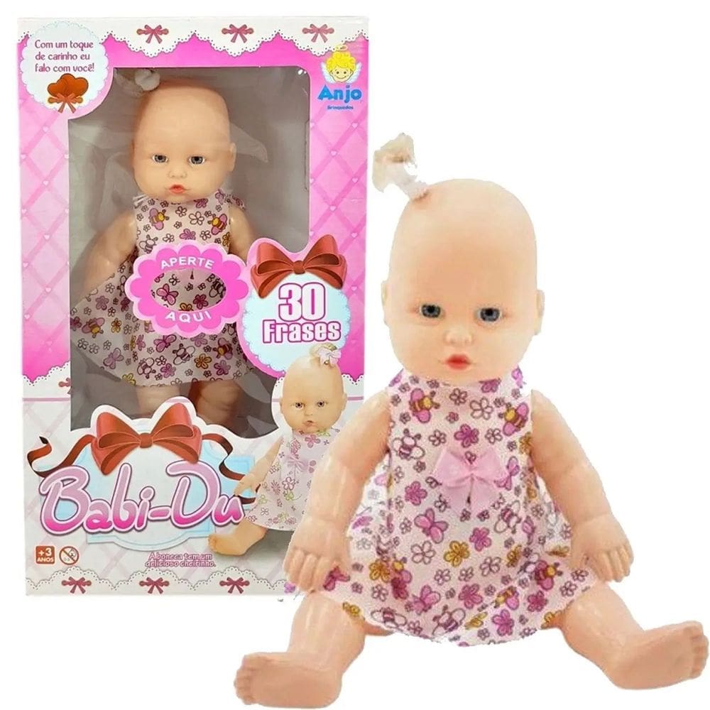 Boneca Babi-Du com Fala Anjo Brinquedos