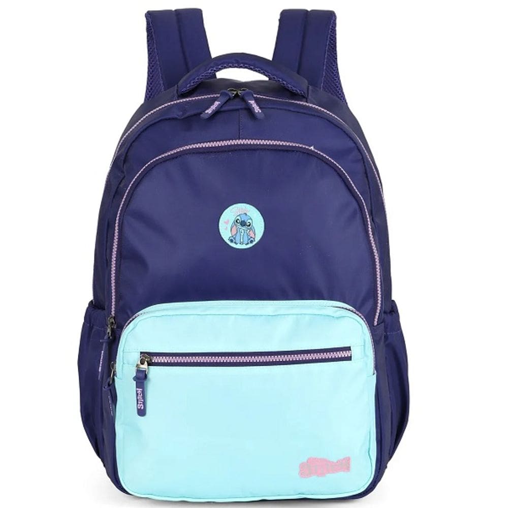 Mochila Escolar de Costas Laptop Disney STITCH Luxcel Desenho STITCH Roxo