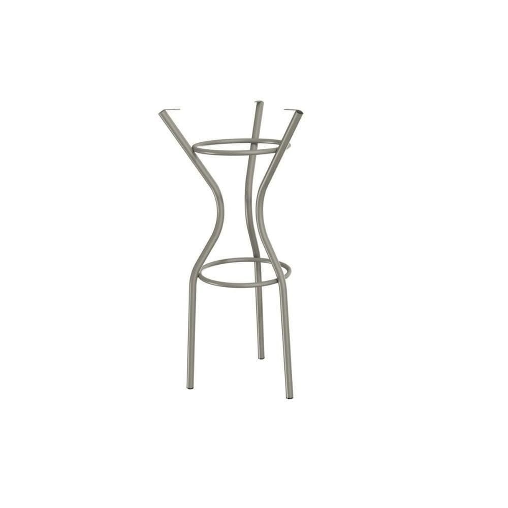 Base Mesa De Jantar Bistro Dublin M087 Aço S- Tampo Niquel - Kappesberg