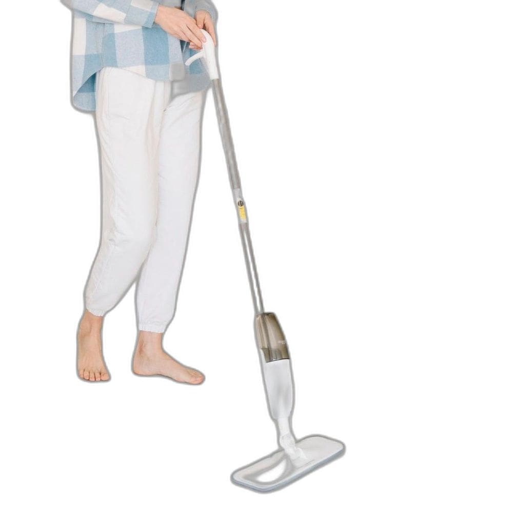 Mop Spray Gatilho Giratório Para Limpeza Rápida Microfibra