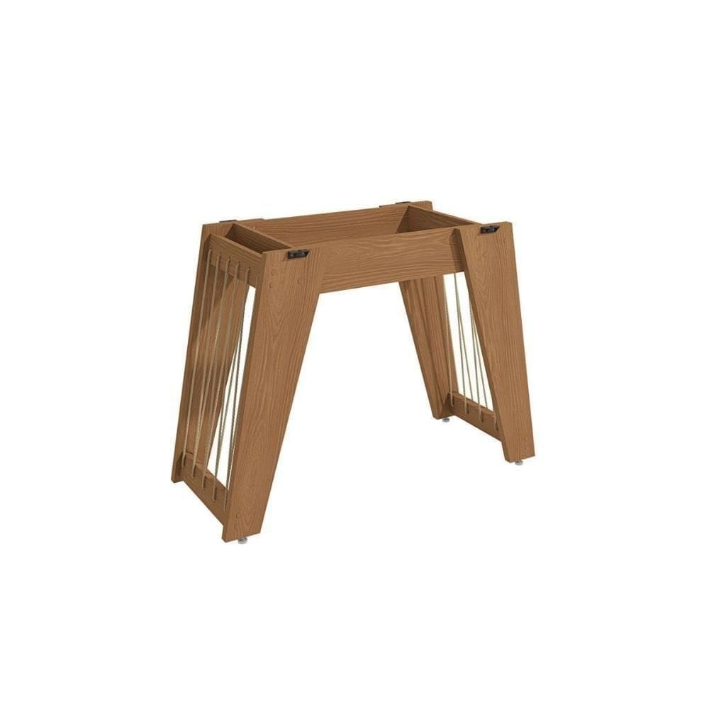 Base Mesa De Jantar Cinara Ba55 Madeirado S- Tampo Canela - Kappesberg