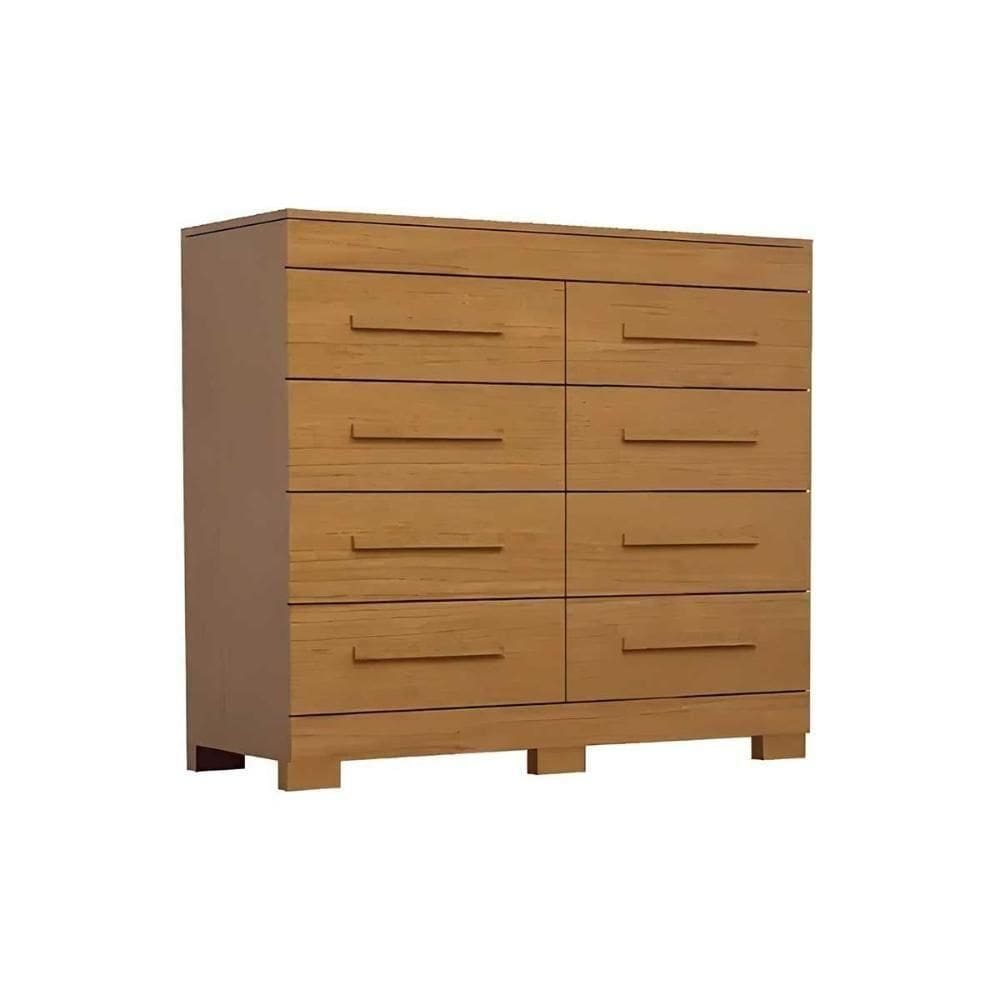 Cômoda Casal Nalu C- 8 Gavetas Cinamomo - Acp