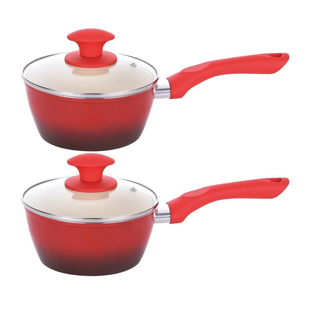 Kit 2 Panelas Indução Cerâmica Rubi 3,7Mm 16Cm Antiaderente