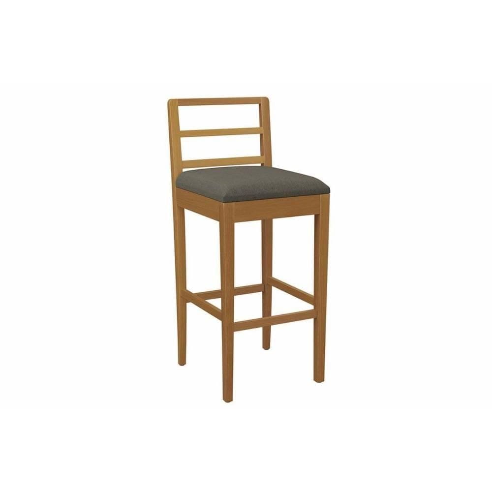 Banqueta Sala De Jantar Sofia Madeira Maciça 1bmm006ca 1 Un Carvalho-linho Escuro - Kappesberg