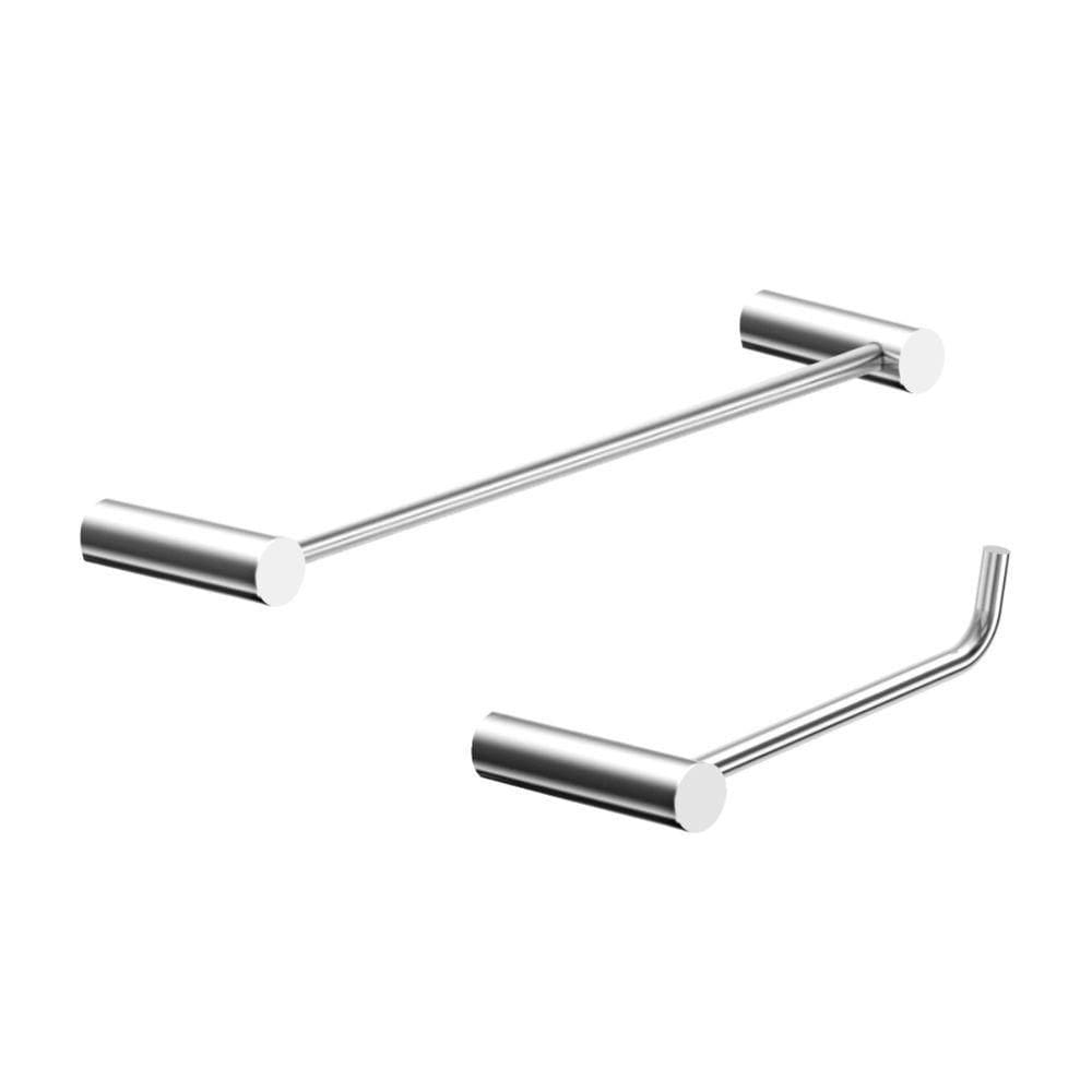 Kit De Acessórios Para Banheiro Alto Brilho 2 Peças Grego Metal 2010or