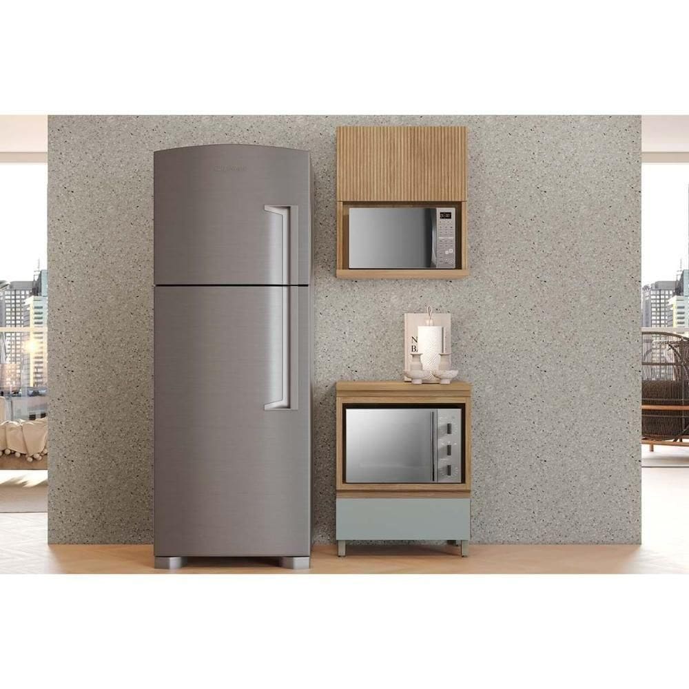 Cozinha Modulada Nesher Rainha 2 Peças (1aéreo+1balcão) C2p46 Nature-verde-nesher