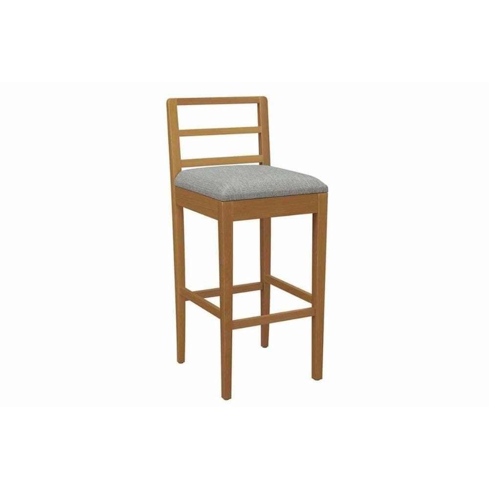 Banqueta Sala De Jantar Sofia Madeira Maciça 1bmm006ca 1 Un Carvalho-linho Cinza - Kappesberg