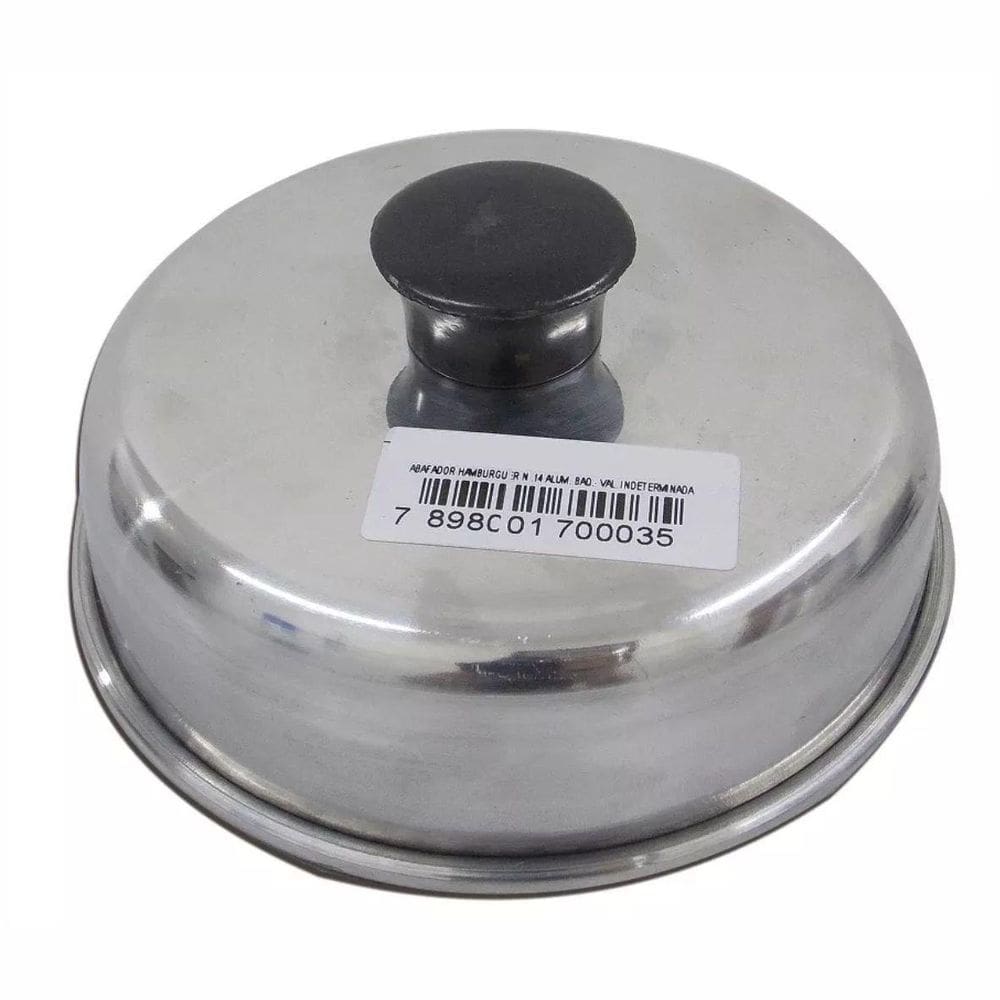 Abafador Hamburguer 14 X 4 Cm Em Alumínio - Aal