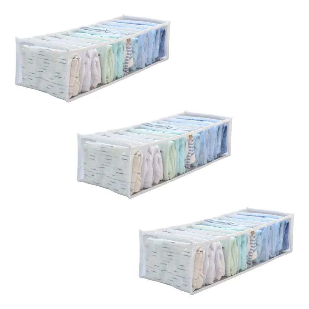 Colmeia Organizadora P2  40X15X10  - 3 Un Cor Branco