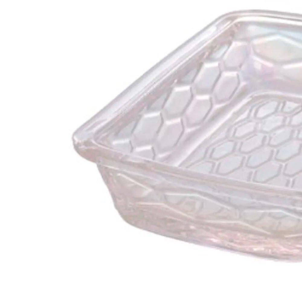 Manteigueira Vidro Furta-Cor Tampa Puxador Borboleta Transpa