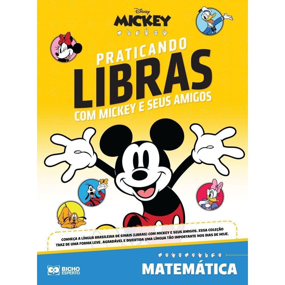 Disney Praticando Libras Com Mickey - Matematica