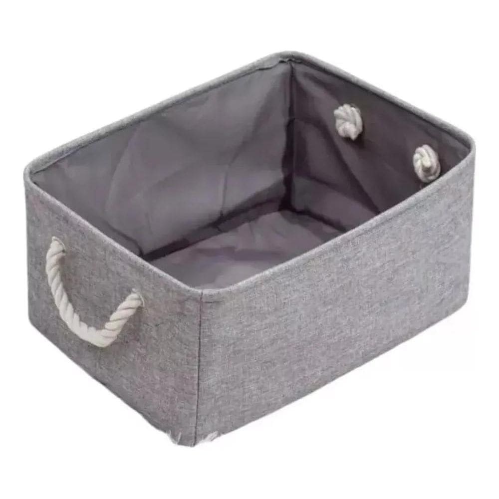 10X Caixa Cesto Organizador Dobrável Banheiro Brinquedo De