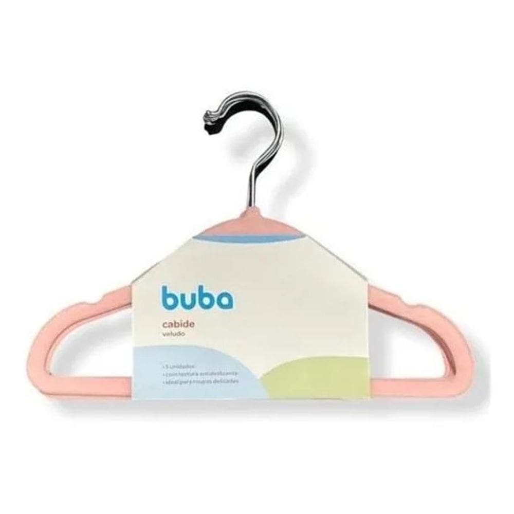 Cabide Para Roupas De Bebe Veludo Rosa Menina Quarto Infatil
