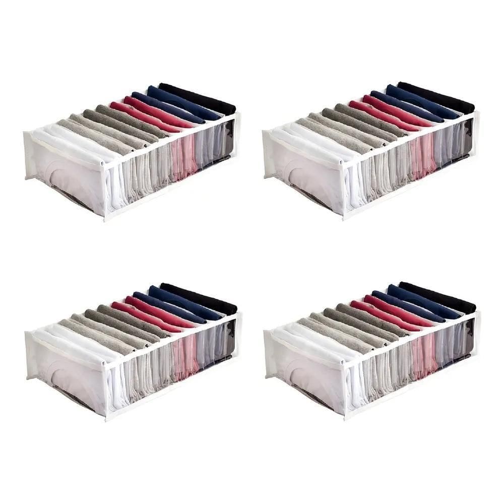 2X Colmeia Organizadora Gaveta Viés Branco G 40X25X10 Kit 4