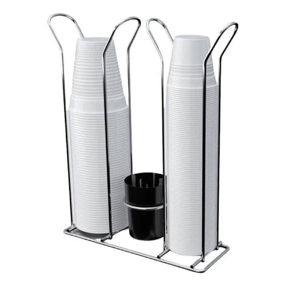 Suporte Porta Copos Descartáveis 80/200Ml Organizador Com Po