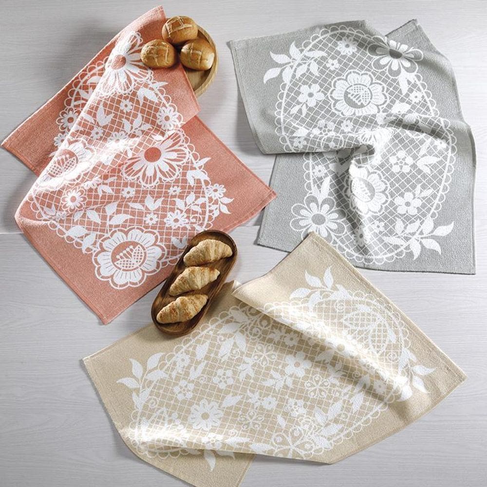 Kit 12 Pano Copa Prato Felpudo Dohler 100% Algodão Graça 01