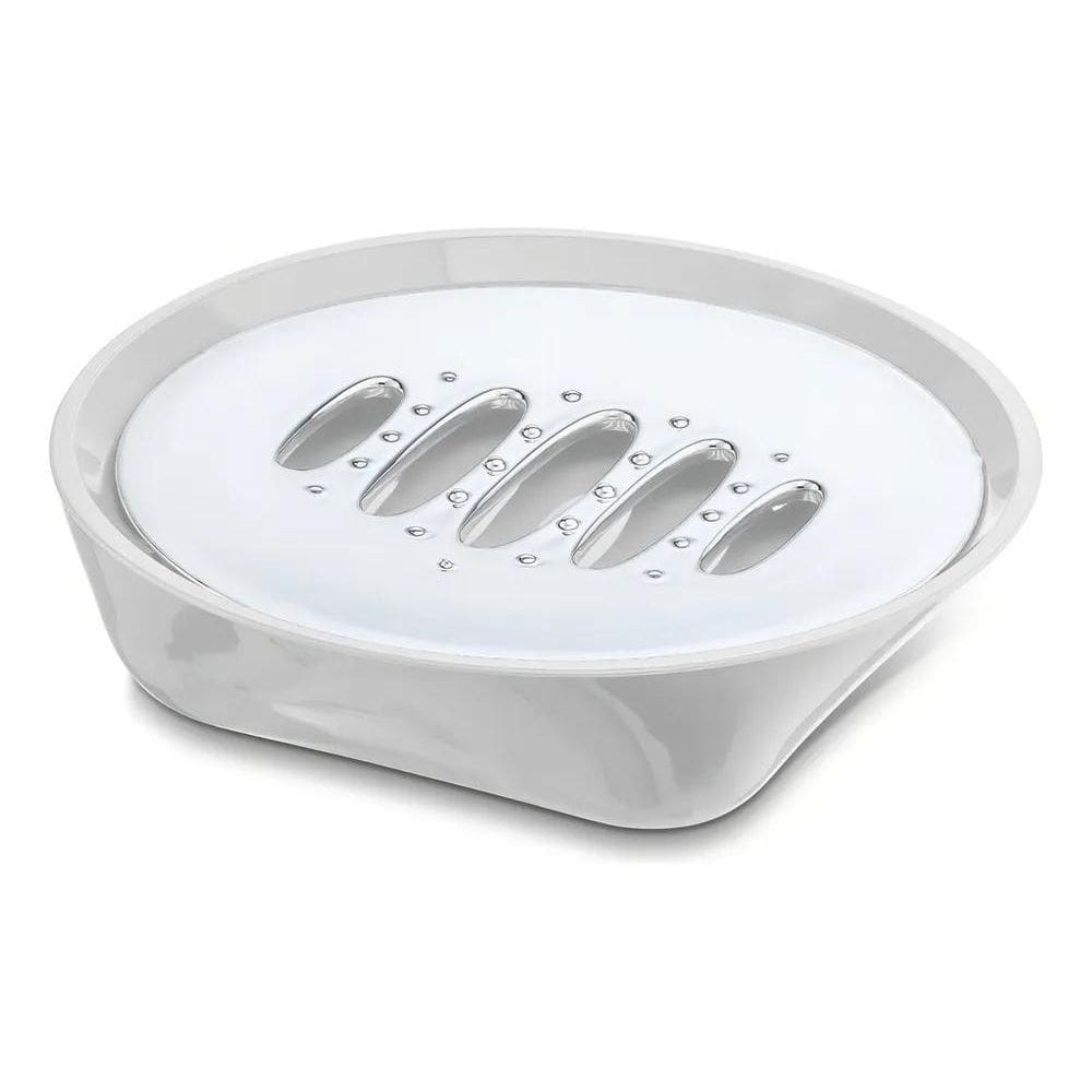 10X Saboneteira Para Banheiro Lavabo Luxo Branco Uz
