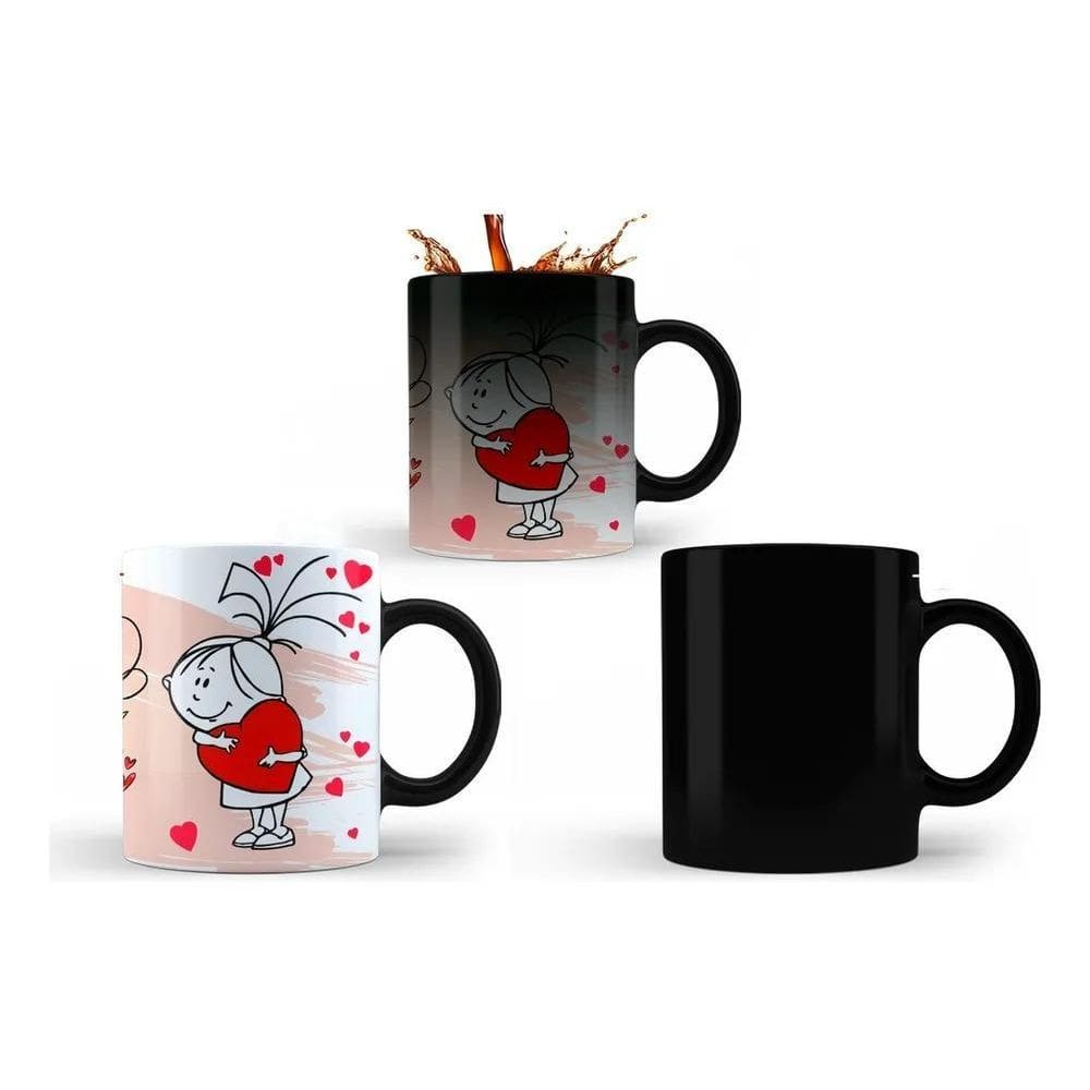 Caneca Mágica Presente Namorados Casal Todo O Meu Amor É Seu