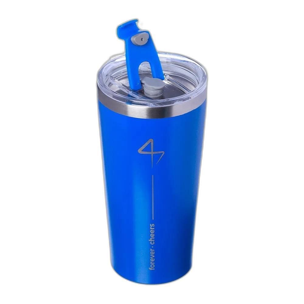 Copo Térmico Forever Cheers Azul 500 Ml
