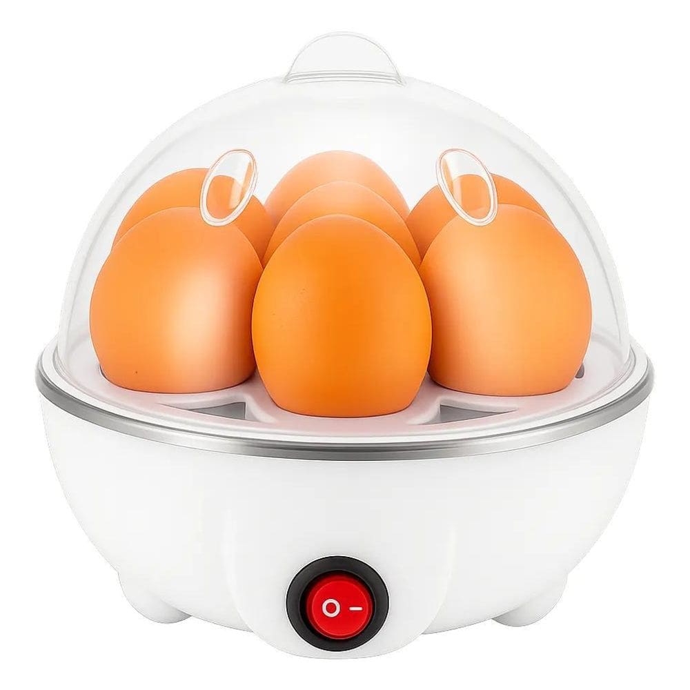 Cozedor De Ovos Elétrico Portátil Cozinha À Vapor Cor Branco