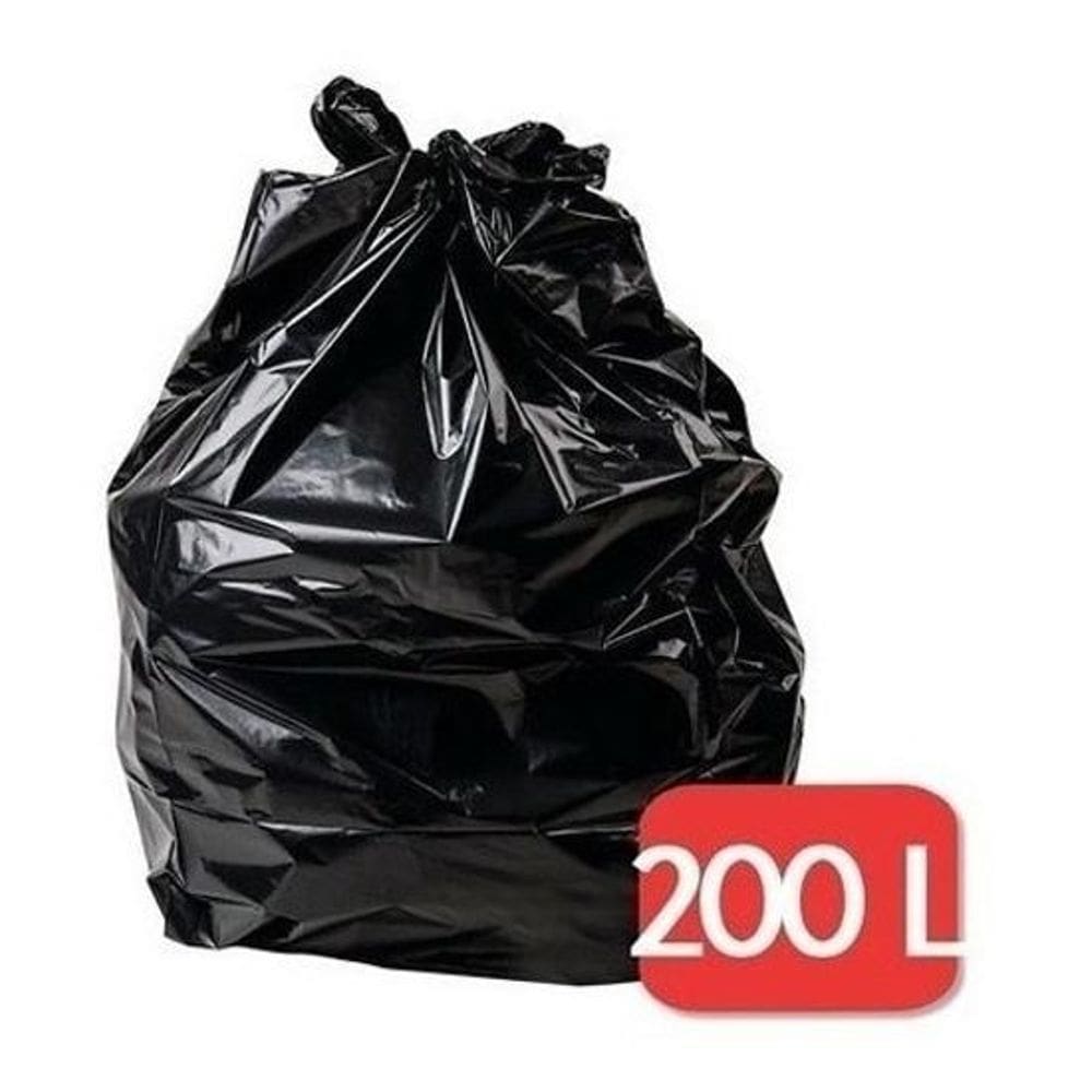 Saco De Lixo 200 Litros Ultra-Reforçado 100 Unid -