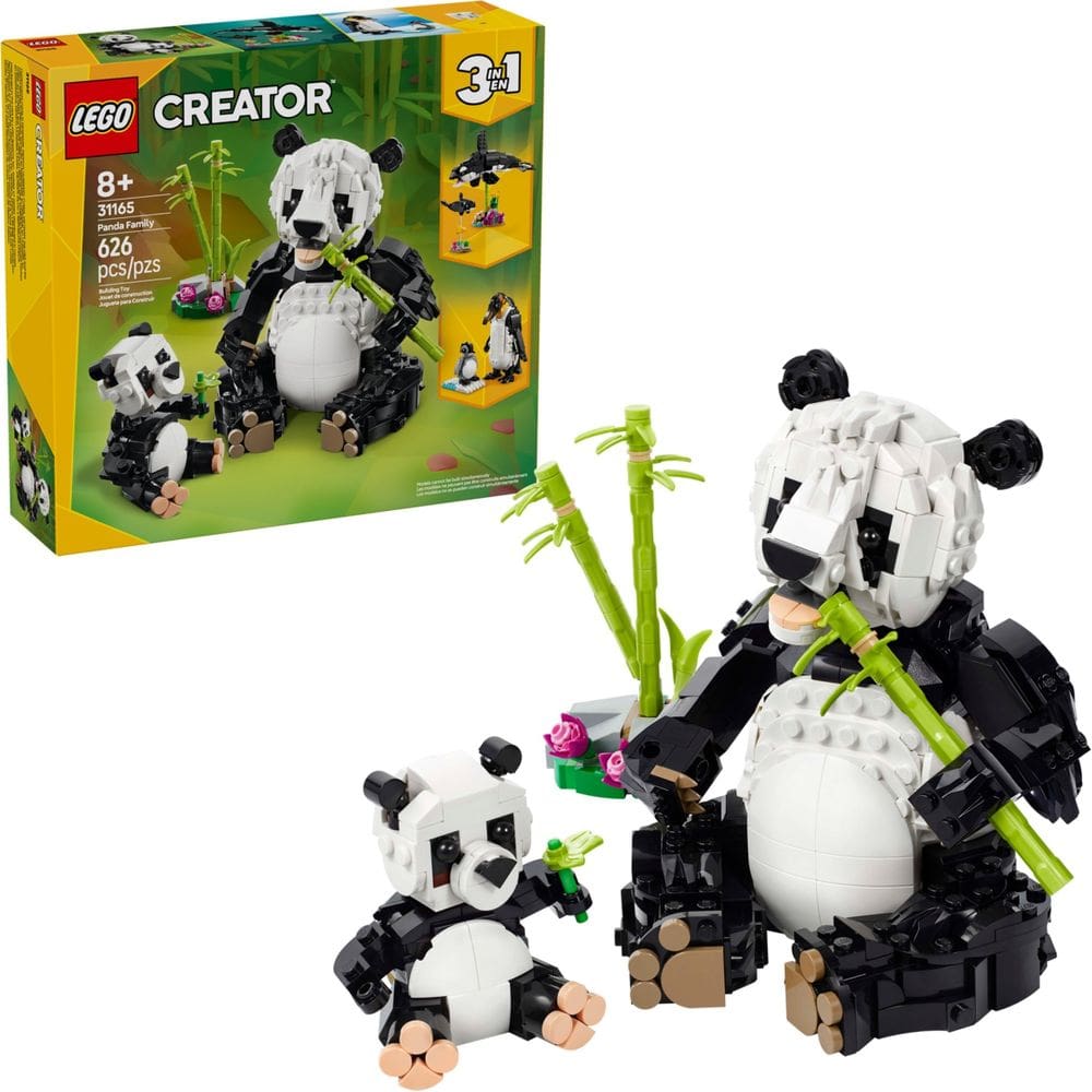 31165 - LEGO® Creator - Animais Selvagens: Família de Pandas