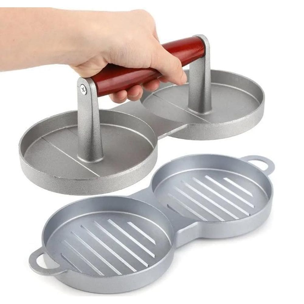 Prensador Modelador De Carne Duplo Hamburguer