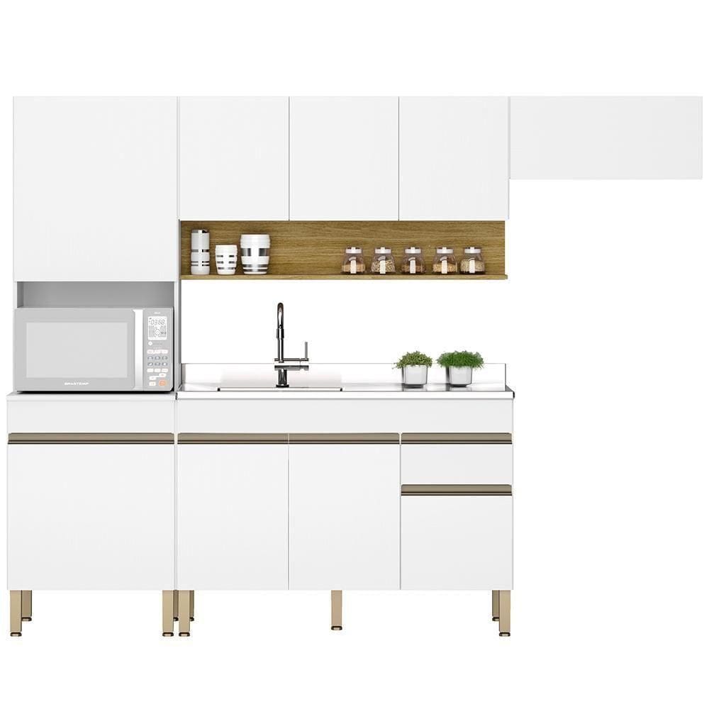 Cozinha Modulada 4 Pecas Balcao Pia Line Supremo Cp Freijo Ktp Supremo Cp Freijo