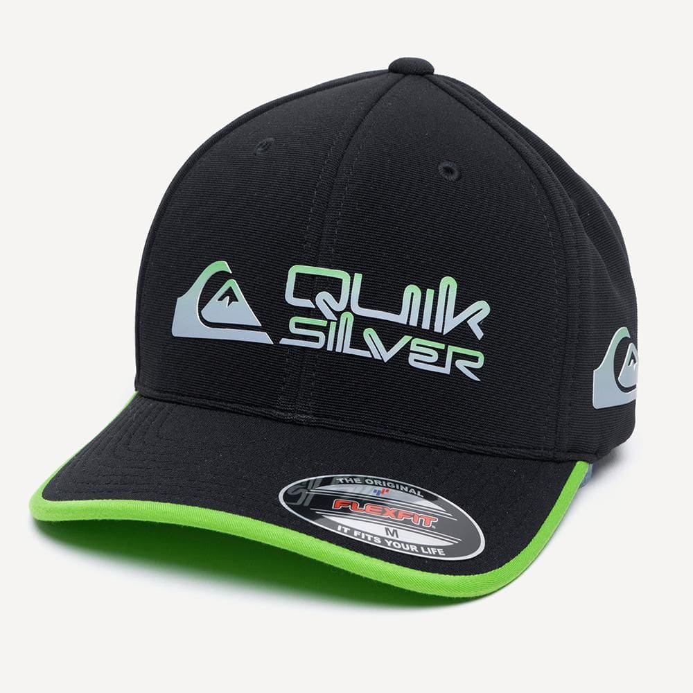 Boné Quiksilver Aba Curva Gradient Broken Type SM26 Green