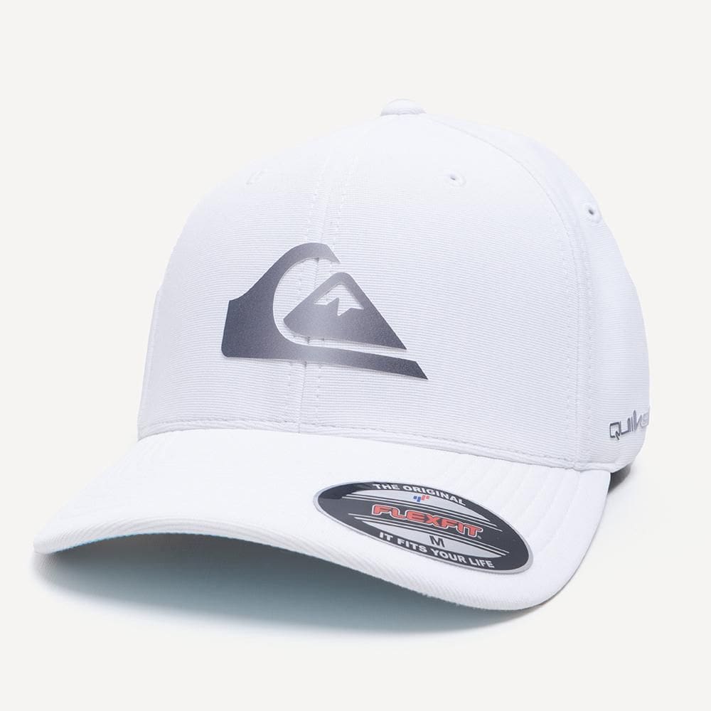 Boné Quiksilver Aba Curva Gradient Logo Wordblock S26 Branco