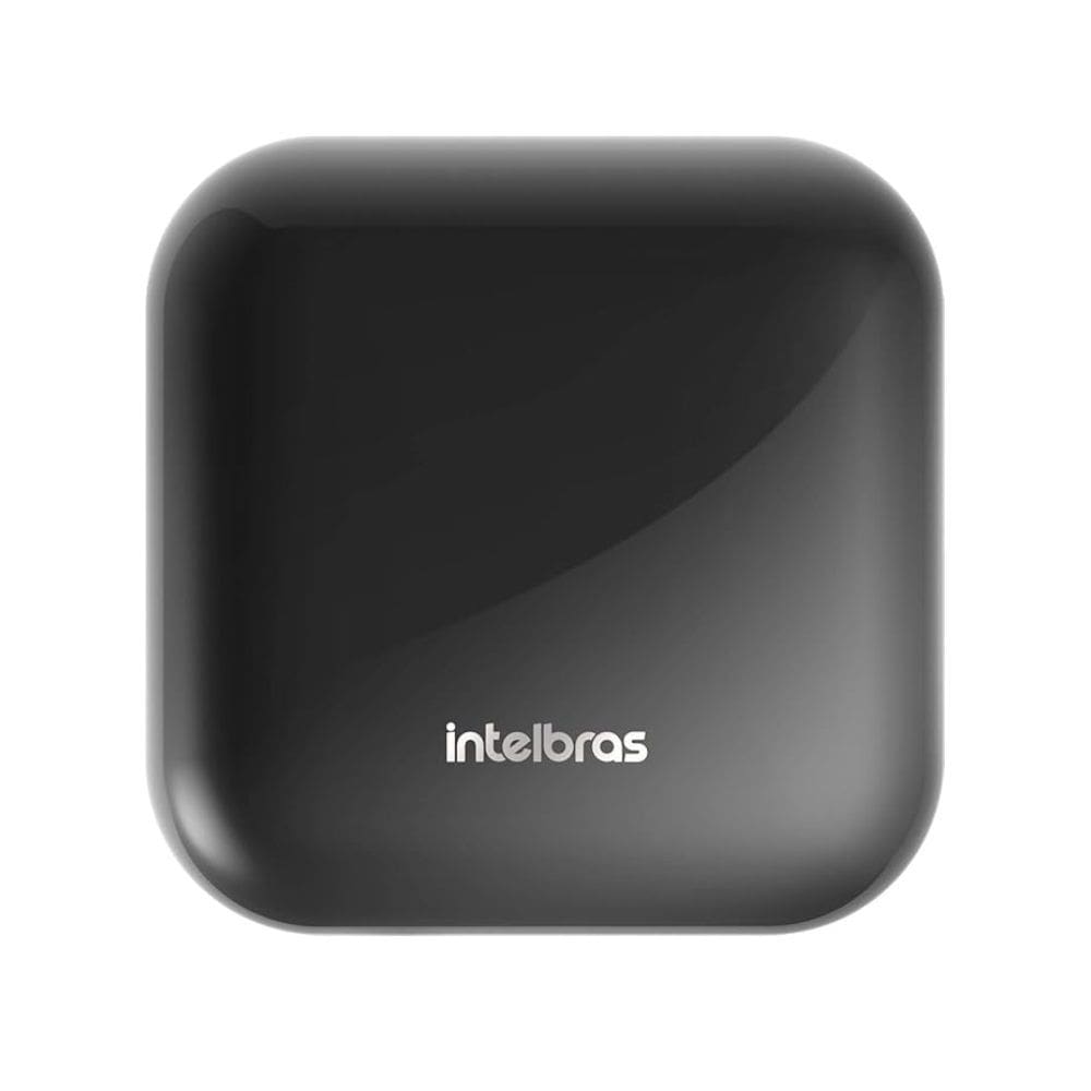 Controle Universal Inteligente IR Intelbras MCR 1001 Wi-Fi 2.4GHz, IR 360° até 15 m, alimentação 5V USB, 38 kHz - Preto
