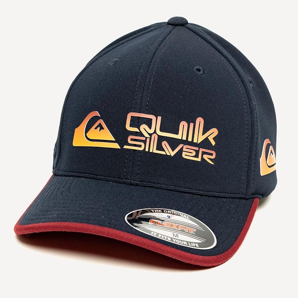 Boné Quiksilver Aba Curva Gradient Broken Type SM26 Navy