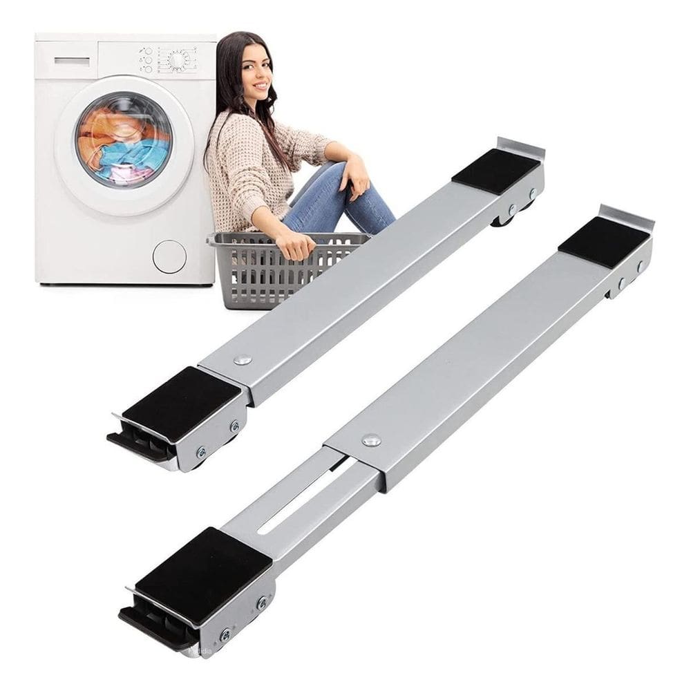 Suporte de Rodinhas Ajustável - Cinza - 200kg