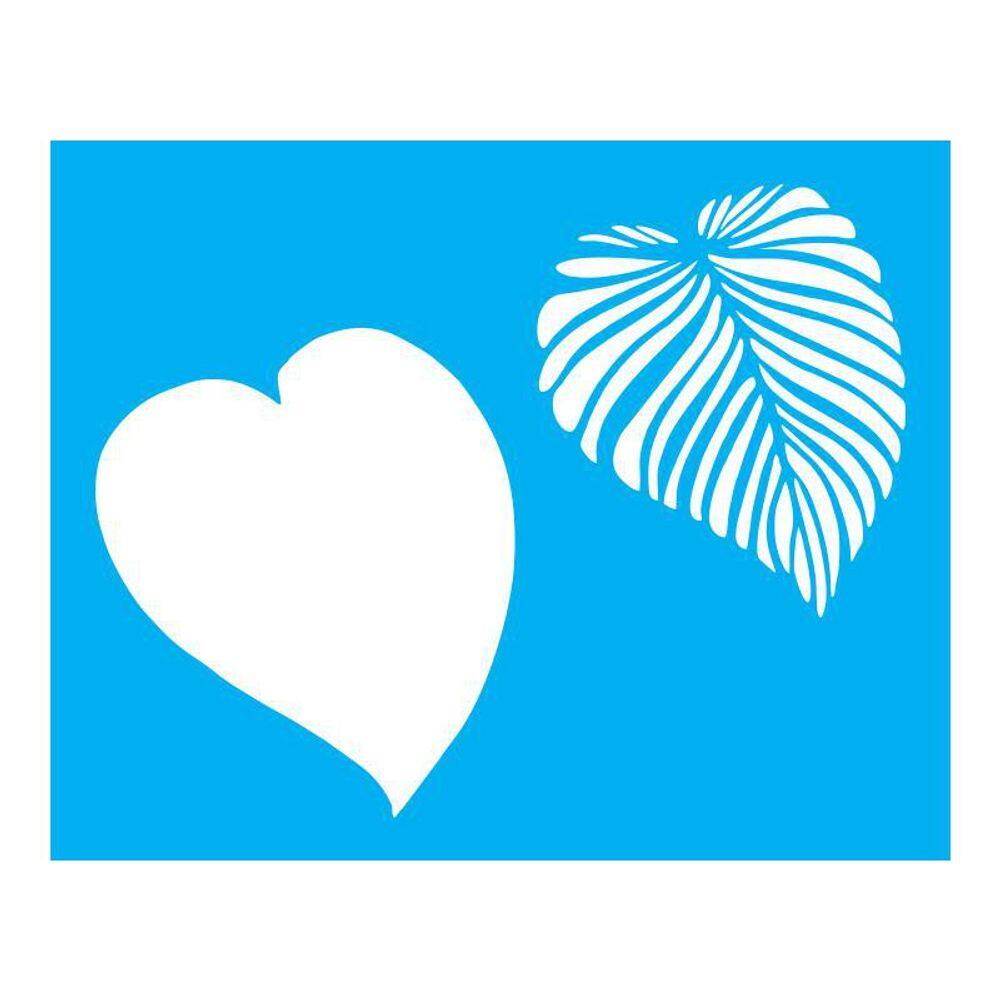 Stencil Tamako Folha - 20X25Cm - Ref 9464