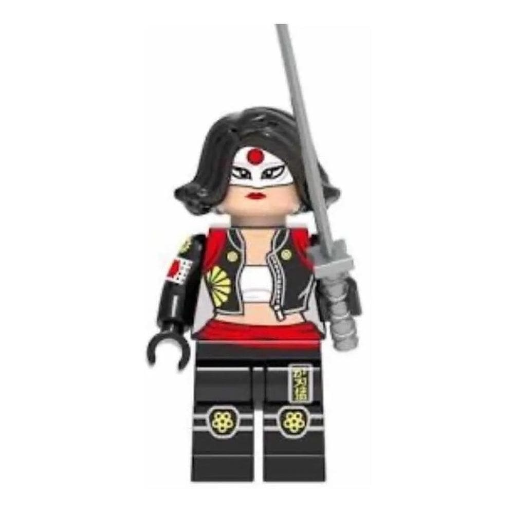 Boneco Blocos De Montar Katana Esquadrão Suicida Dc