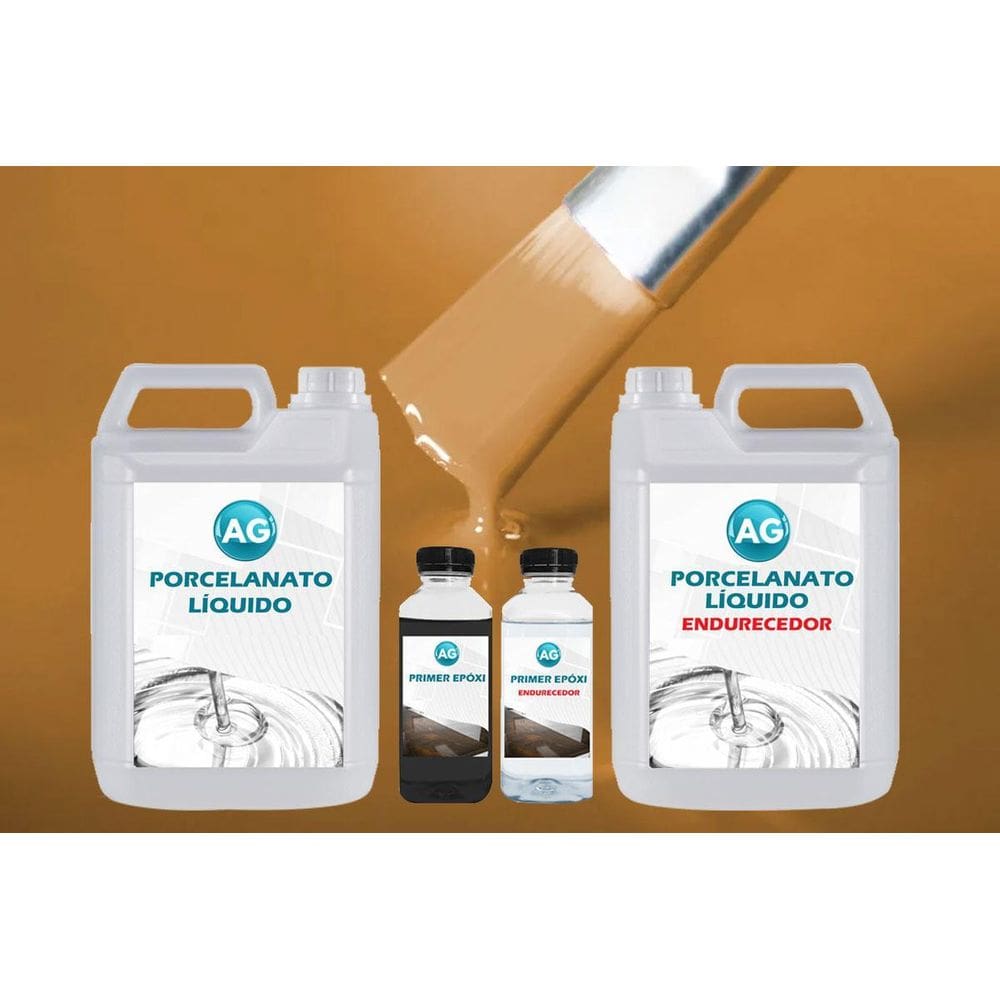 Kit Porcelanato Líquido + Primer M - Prep/Acabamento Total