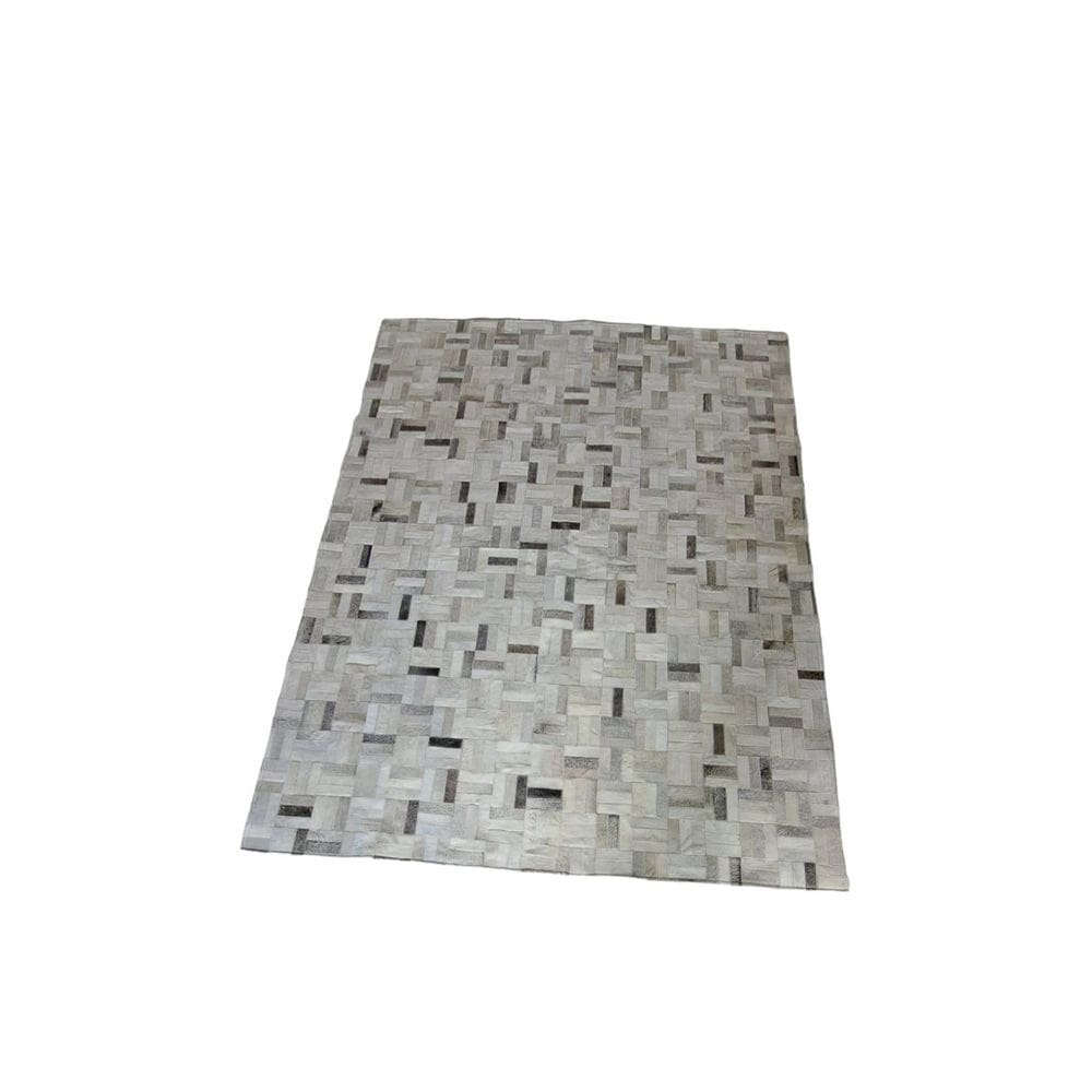 Tapete De Couro Tijolinho Cinza 1,50 X 2,00 M