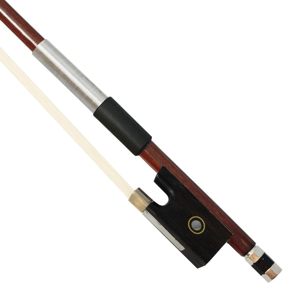 Arco Estudante Cromado Redondo Maçaranduba Violino 4/4