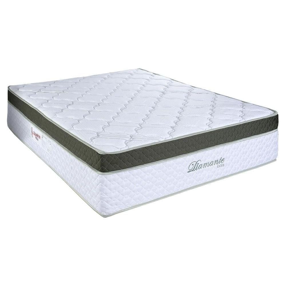 Colchão Casal Molas Diamante Extra White (138x188x36) - Paropas