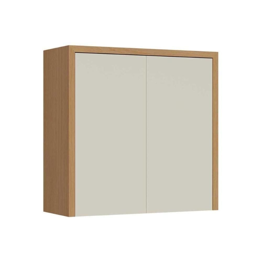 Cozinha Modulada Nesher Condessa Armário Condessa C- 2 Portas 80cm Carvalho-cinza - Nesher